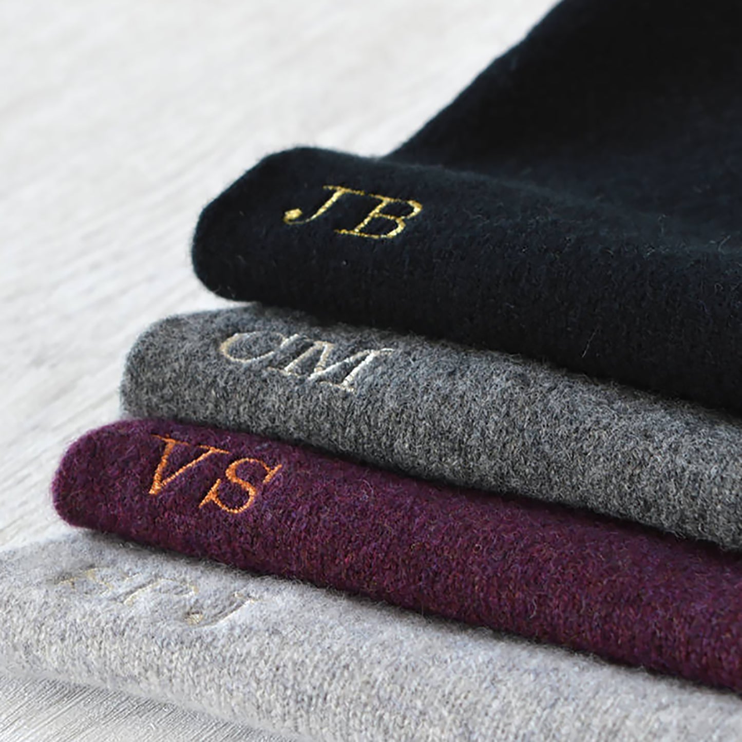 Men's Personalised Cashmere Scarf